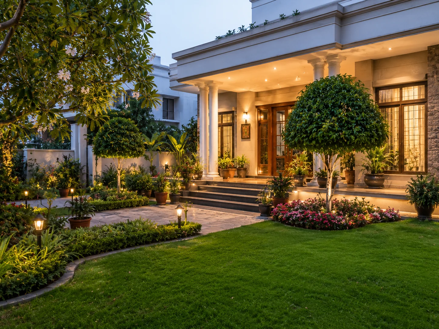 Garden landscaping